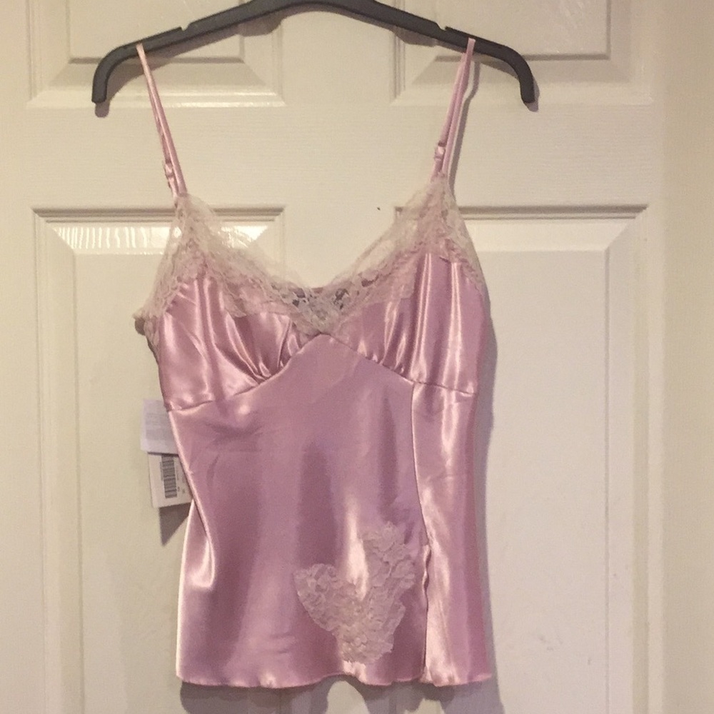 NWT Feels and looks like satin,with lace.Cami also avail in black and pink(8P)